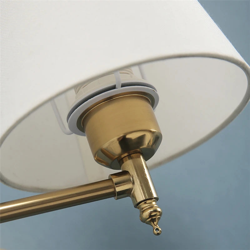 Folding Rocker Arm Wall Lamp