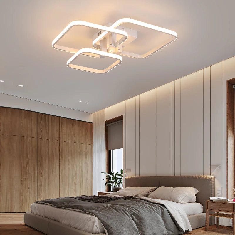 Black and White Modern Ceiling Chandelier