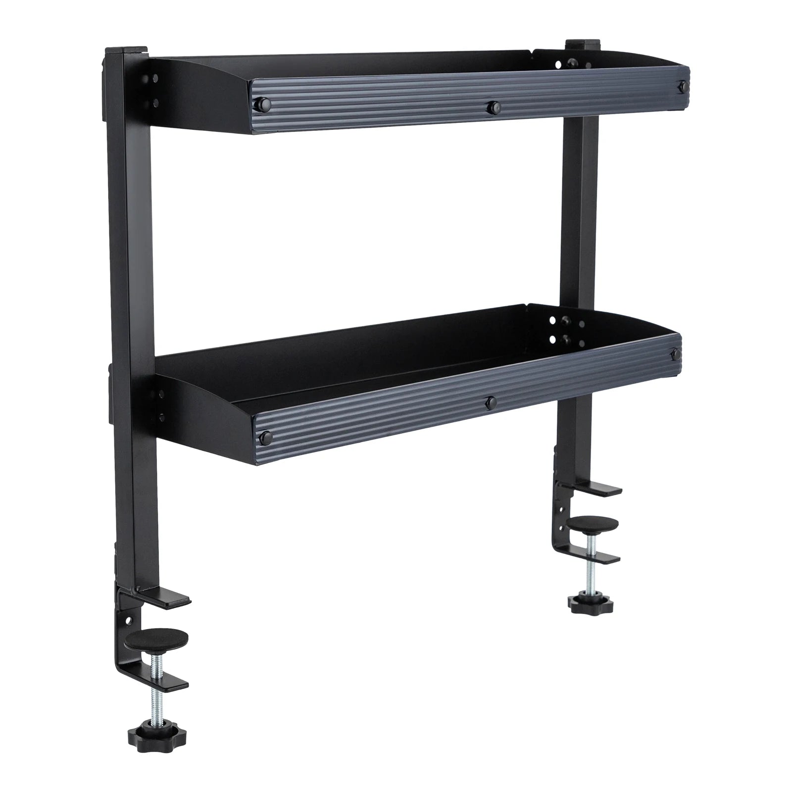 Two Tier Clamp On Desk Shelf