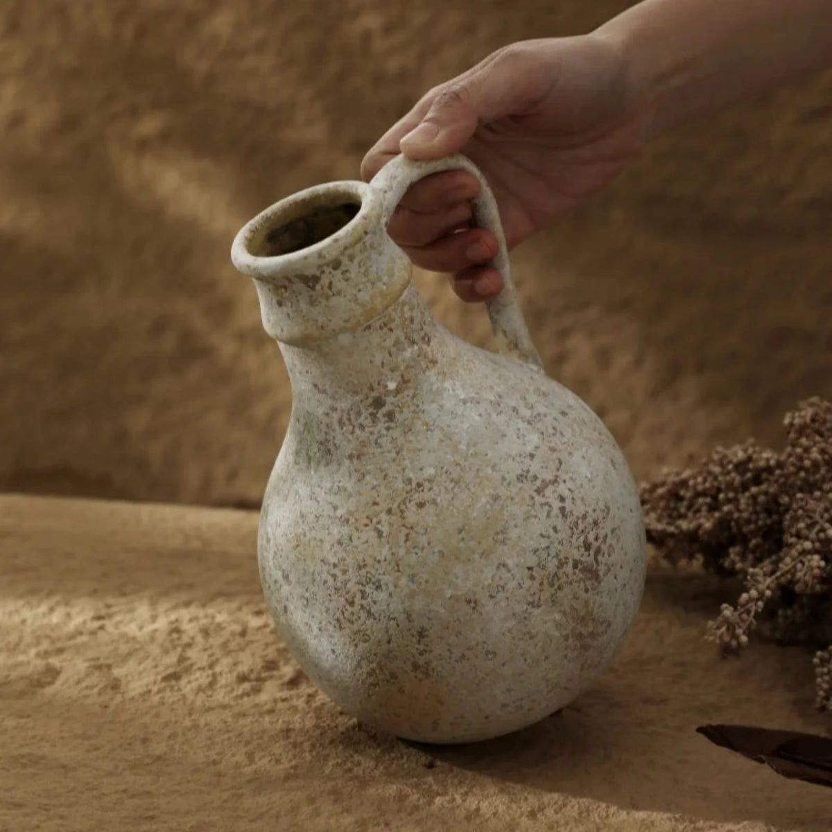 Classic Handmade Glazed Ceramic Vase, Small or Large