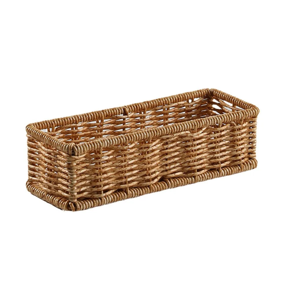 Woven Rectangular Storage Basket