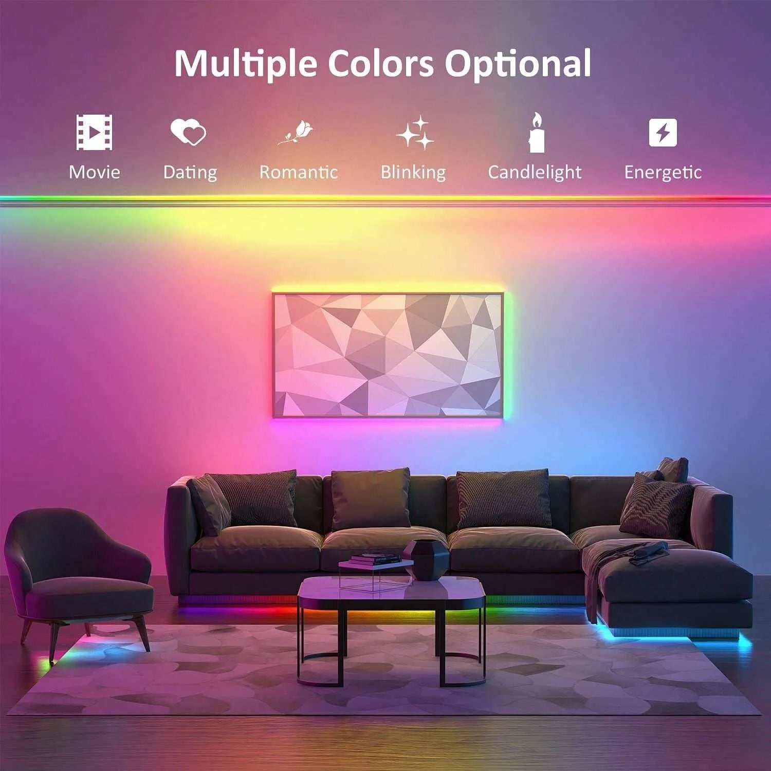RGB USB LED Strip with Remote