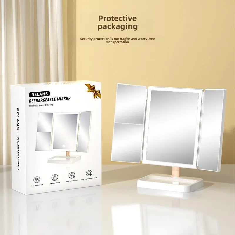 Round LED Makeup Vanity Mirror