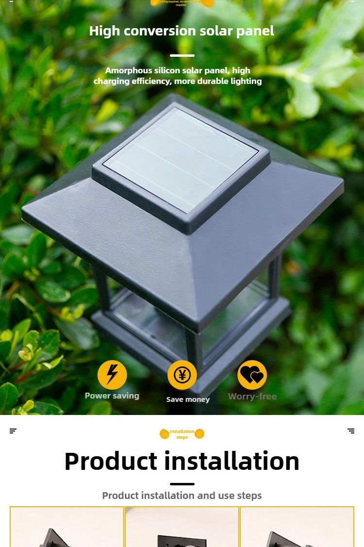 Outdoor Solar LED Ground Stake Light Lawn Lamp