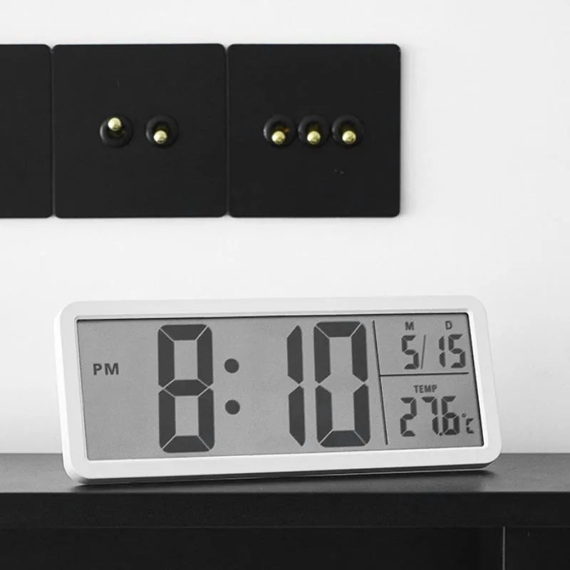 Digital LCD Desk and Wall Clock