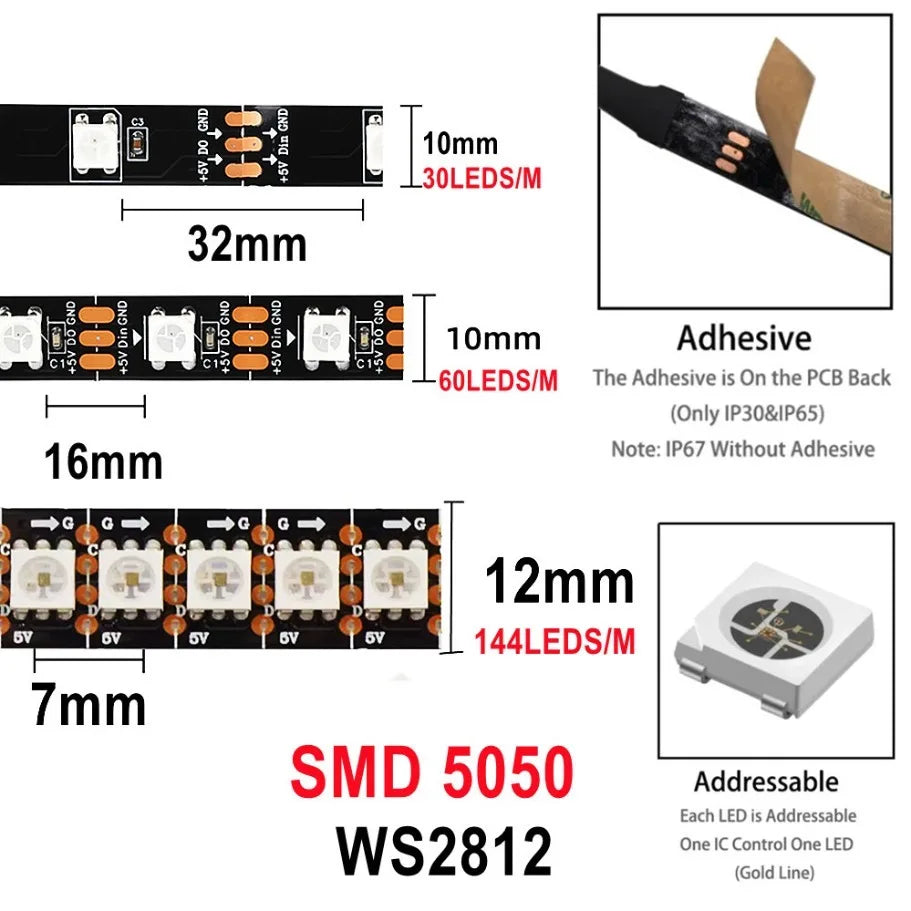 WS2812B Addressable LED Strip