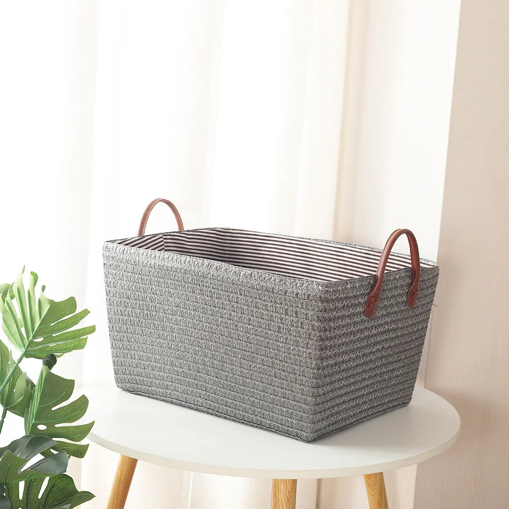 Foldable Woven Storage Basket