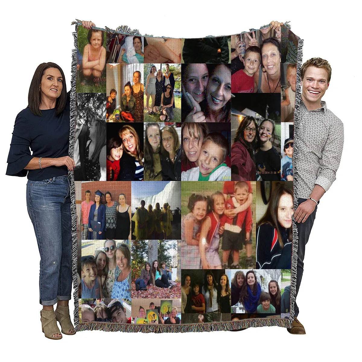 Custom Photo Woven Blanket