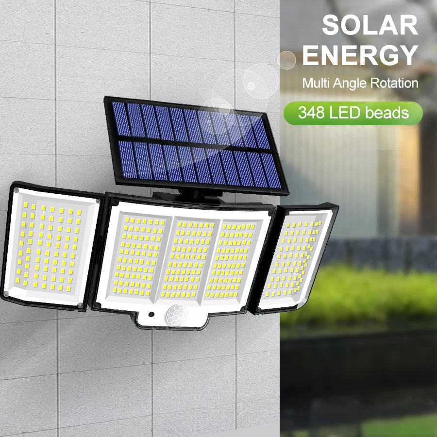 234/318/348 LED Solar Lights 3 Working Modes