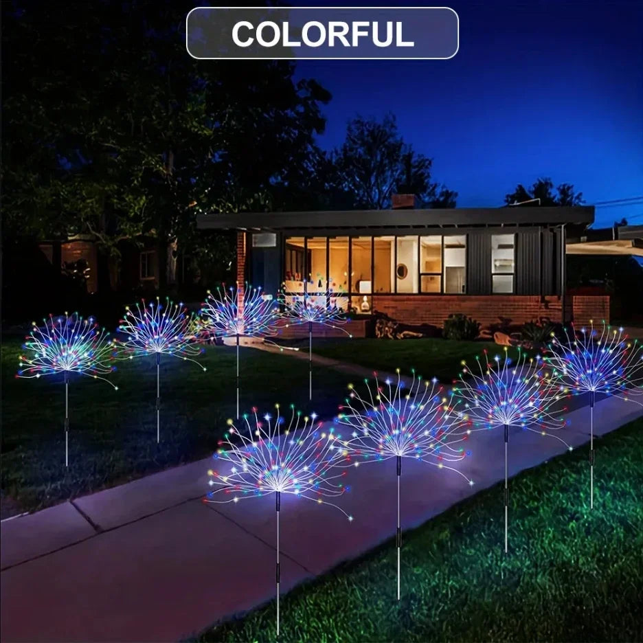 Solar Dandelion Firework Garden Light