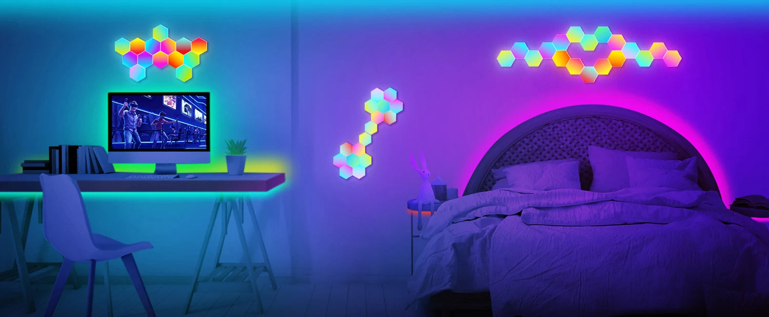 RGB Hexagon Smart Wall Panels