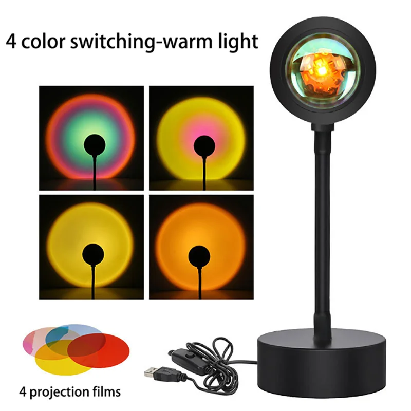 LED Sunset USB Party Projector