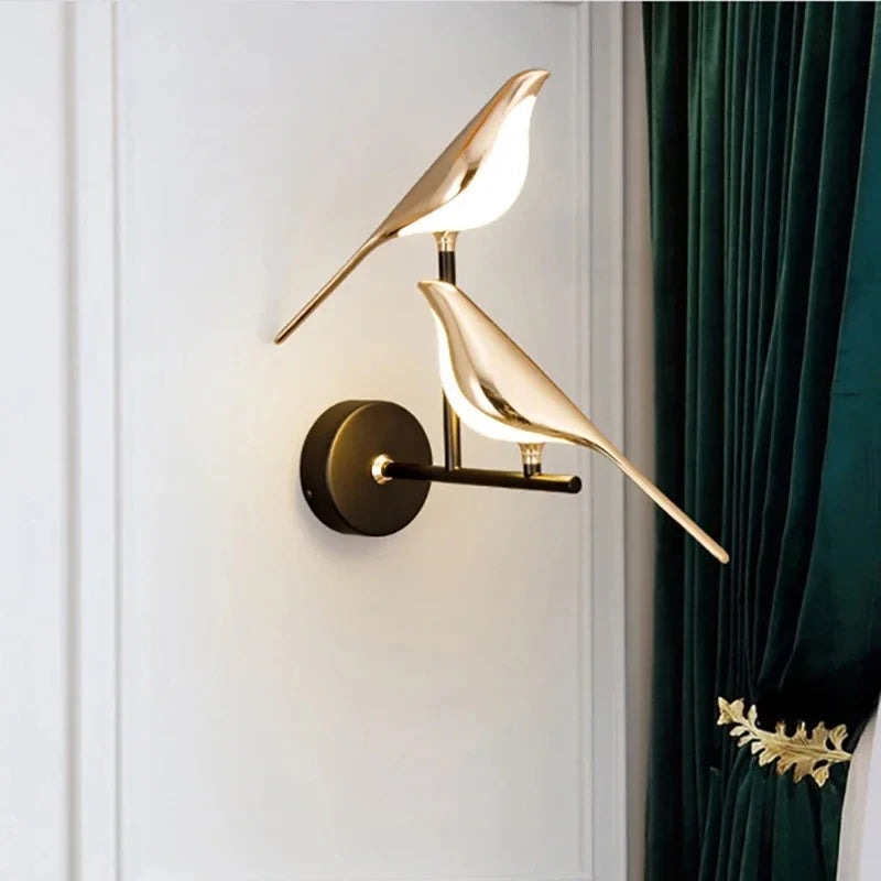 Golden Bird LED Wall Sconce