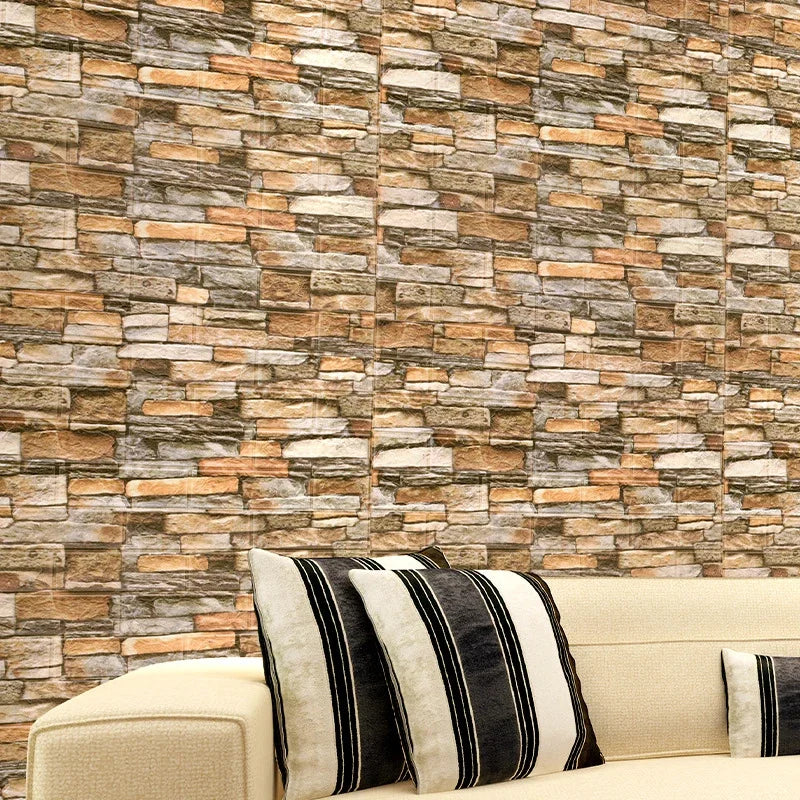 3D Brick Self Adhesive Wall Panel