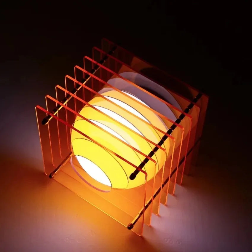 Acrylic Layered Moon Lamp