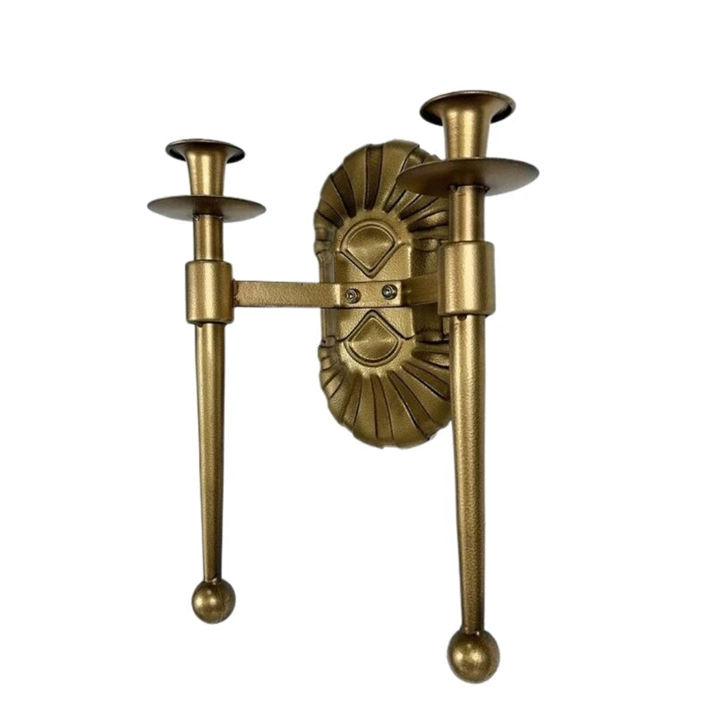 Sophisticated Wall Mount Holder European Antique Hanging Candlestick