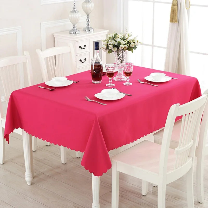 Banquet Table Cover Wedding Cloth Wonderful Colourful Square Rectangle