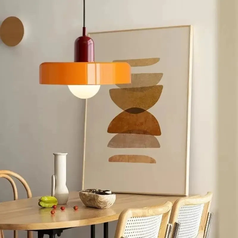Nordic Retro Glass Pendant Light