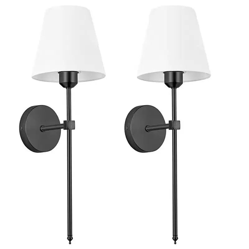 Industrial Fabric Shade Swing Arm Lamp