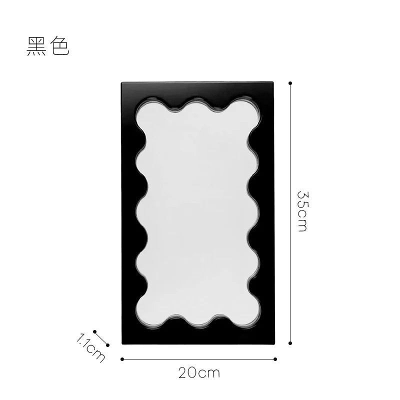 Rectangular Solid Wood Wall Mirror