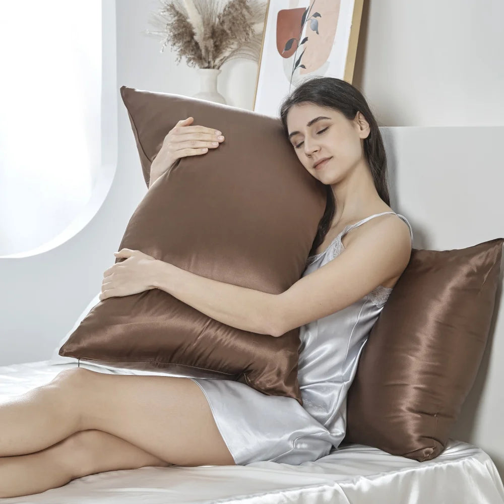 100% Natural Mulberry Silk Pillowcase Luxury 6A 25 Momme Pillow Cases