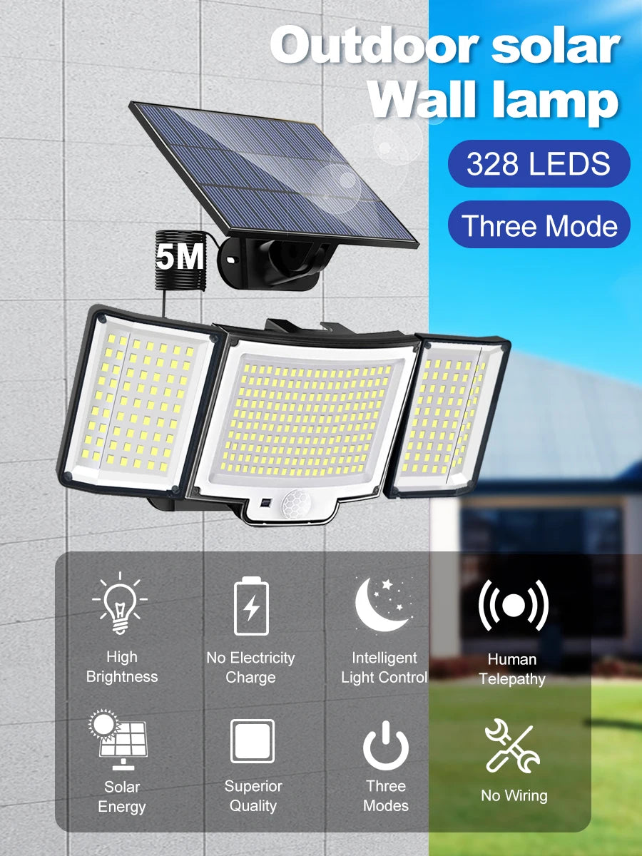 238 LED Solar Motion Sensor Light