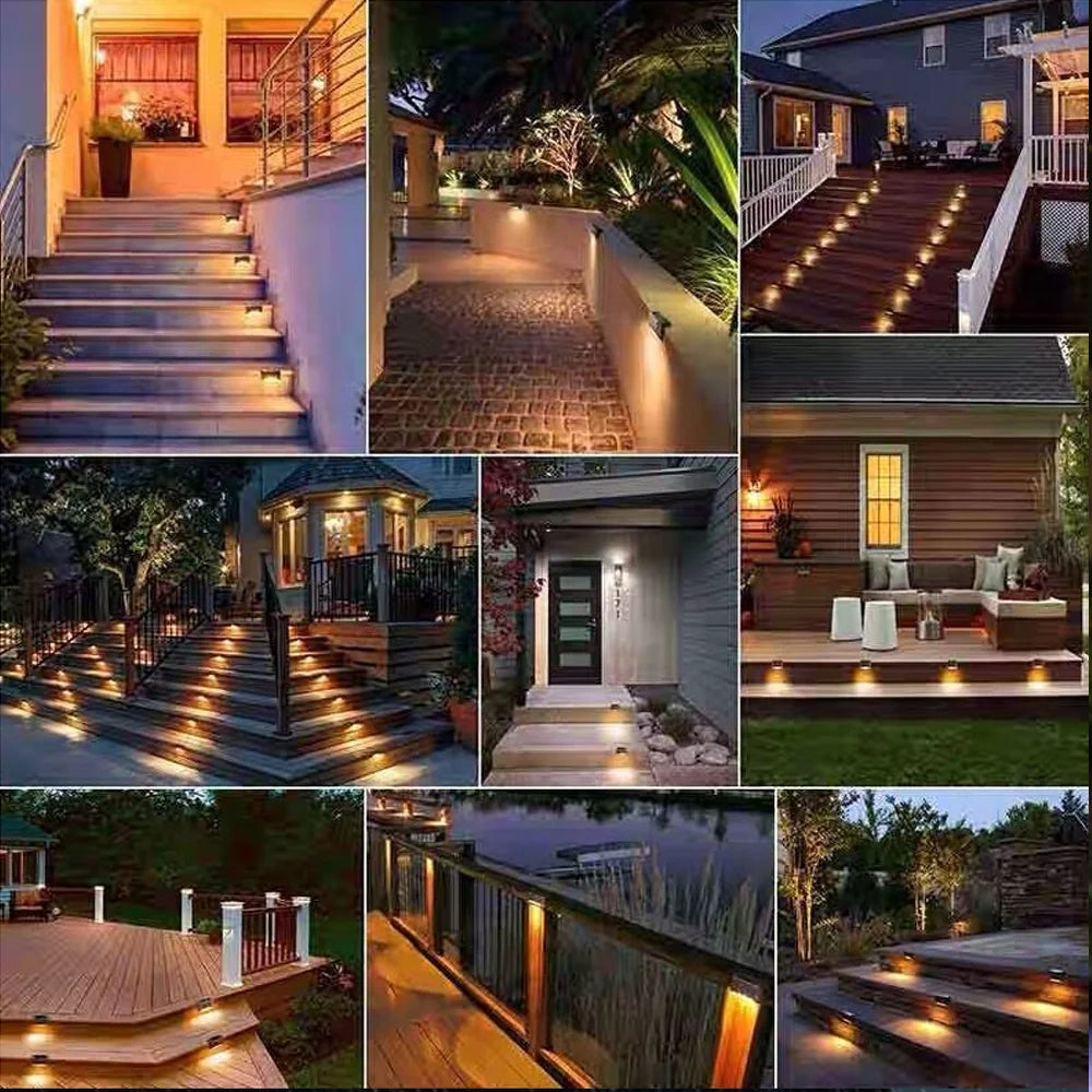 Solar Stair Step Path Light
