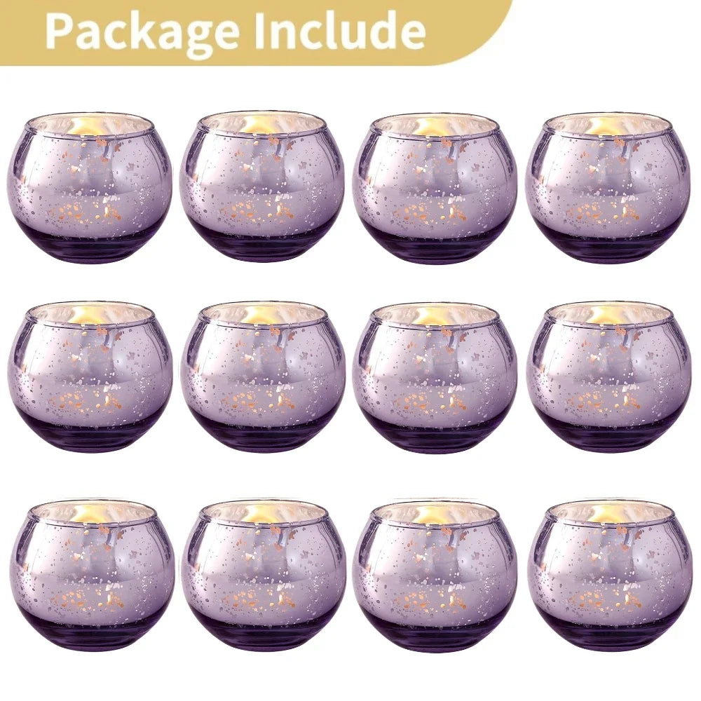 Mercury Glass Votive Candle Holders
