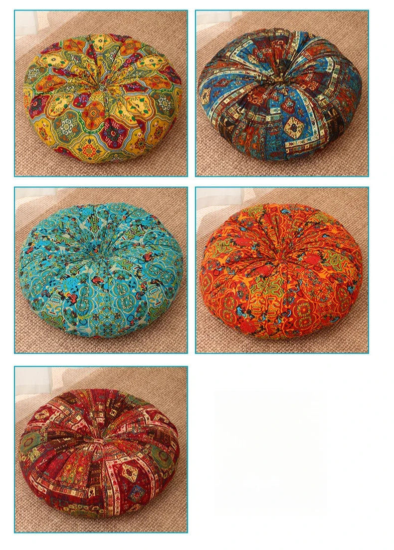 Bay Window Tatami Mats Futon Pumpkin Mats Multi-colored Cushions Thickened Lazy Butt Mats Chair Cushion Floor Cushion Futon