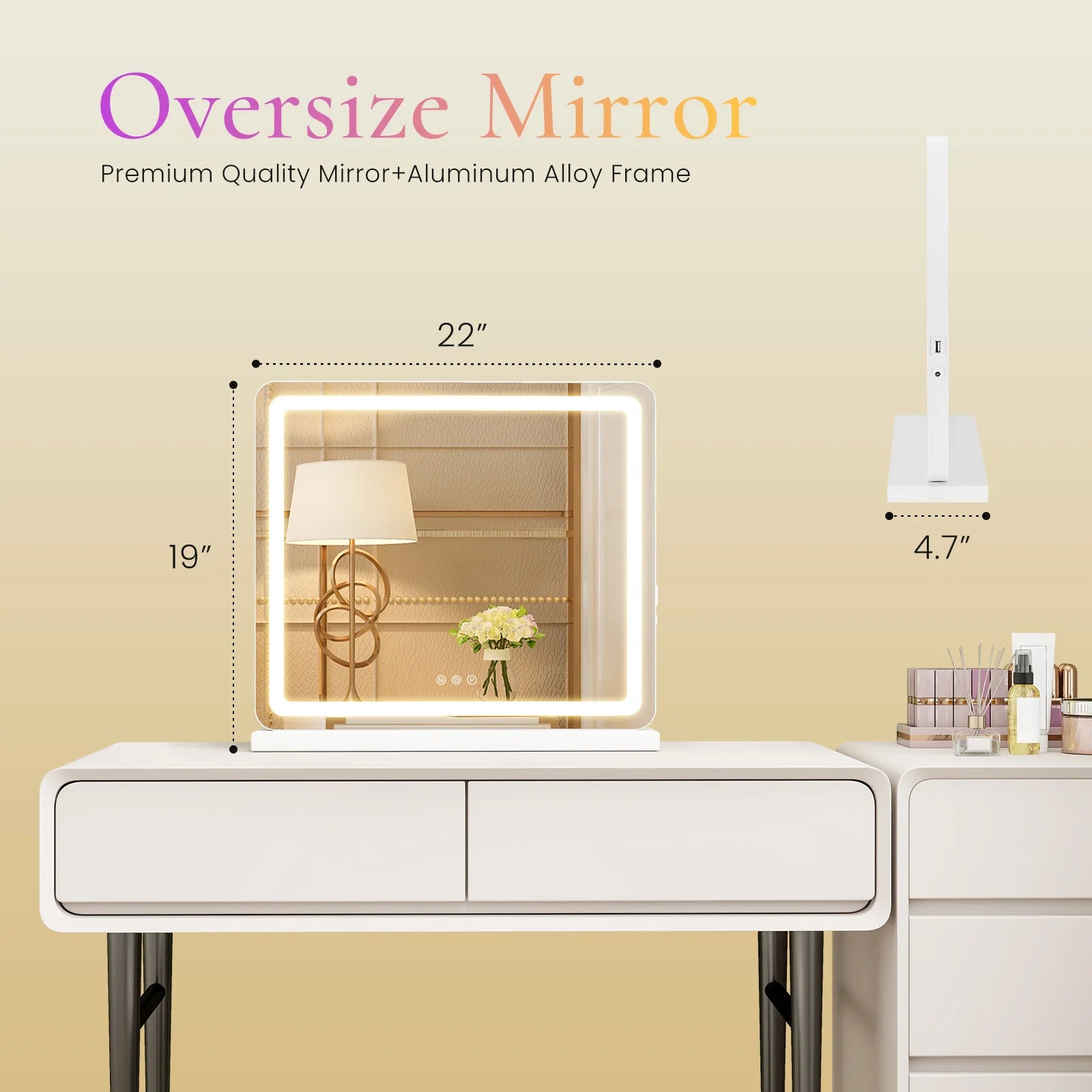 Aluminum Frame Vanity Mirror