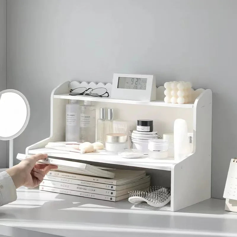 Two Layer Desktop Organizer Shelf