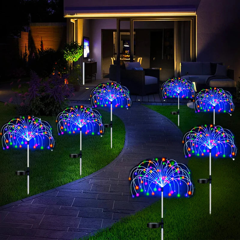 Solar Firework Fairy Garden Lights