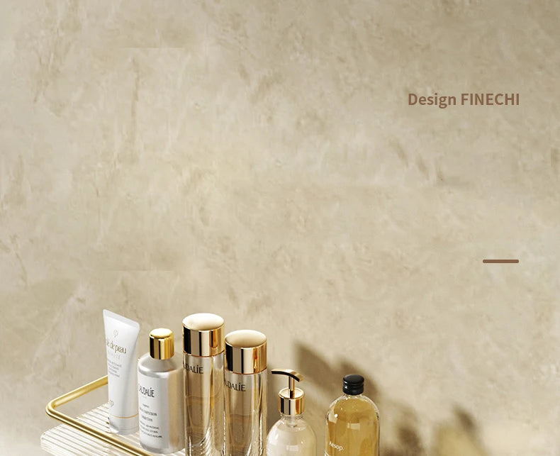 Punch-free Acrylic Bathroom Shelf