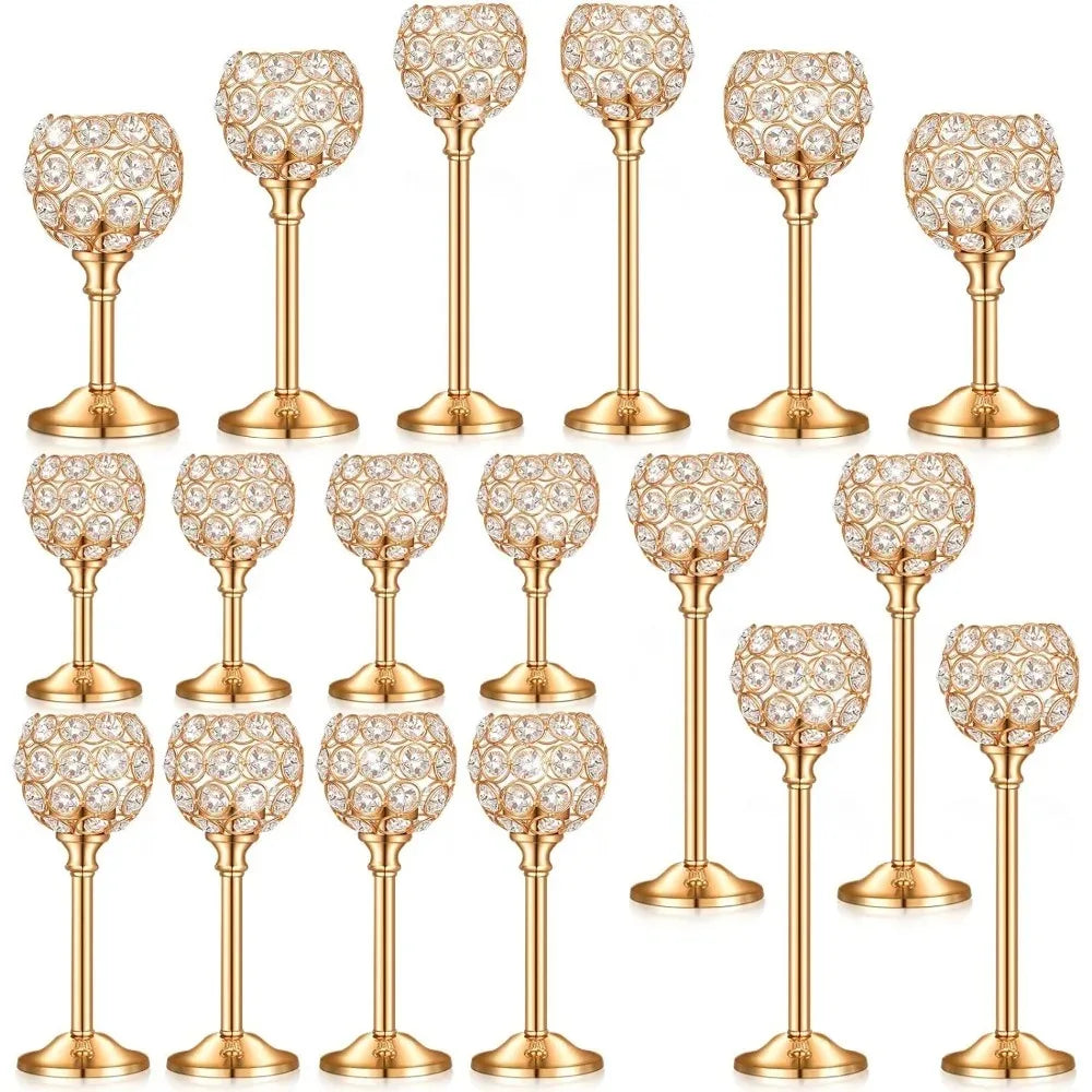 Crystal Tealight Candle Holders