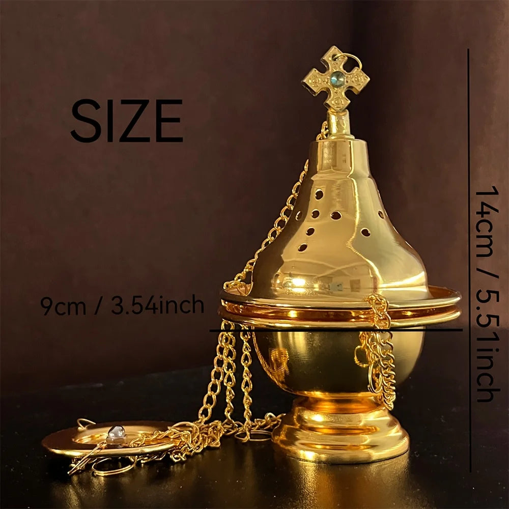 Hanging Metal Incense Burner for Meditation
