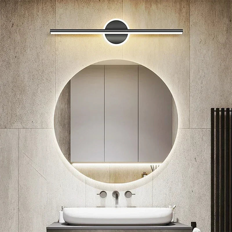 Black Gold Mirror Strip Light
