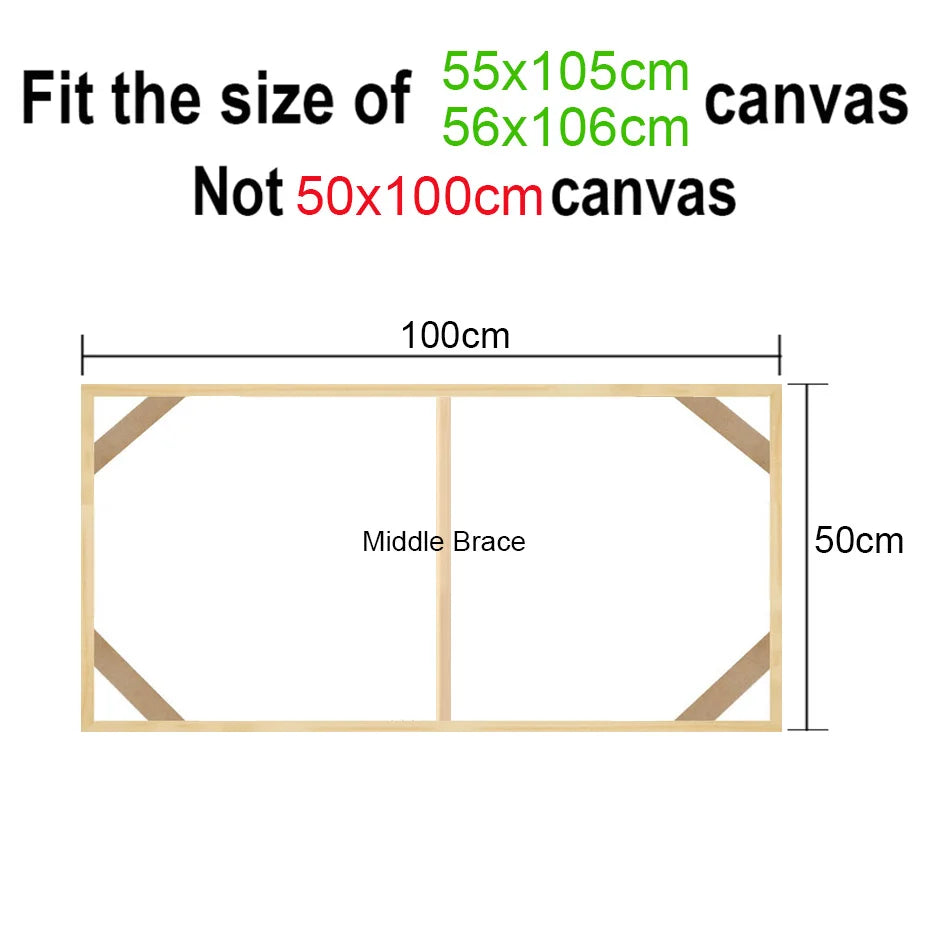 Wooden Canvas Display Frame