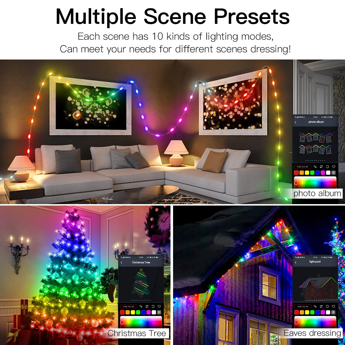 Bluetooth RGBIC Dreamcolor Fairy Lights