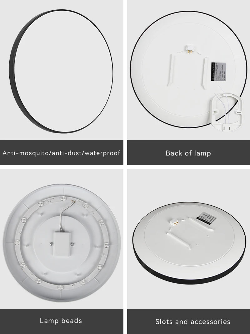 Slim Panel Modern Ceiling Chandelier