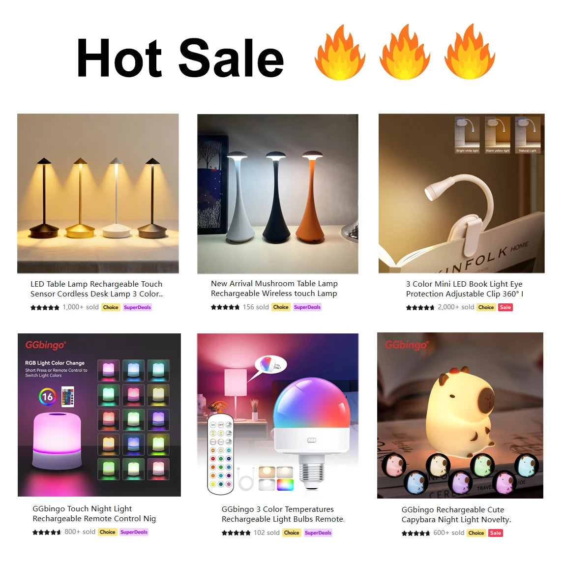 Rechargeable Touch Sensor Lamp