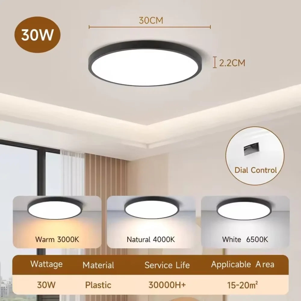 Slim Panel Modern Ceiling Chandelier