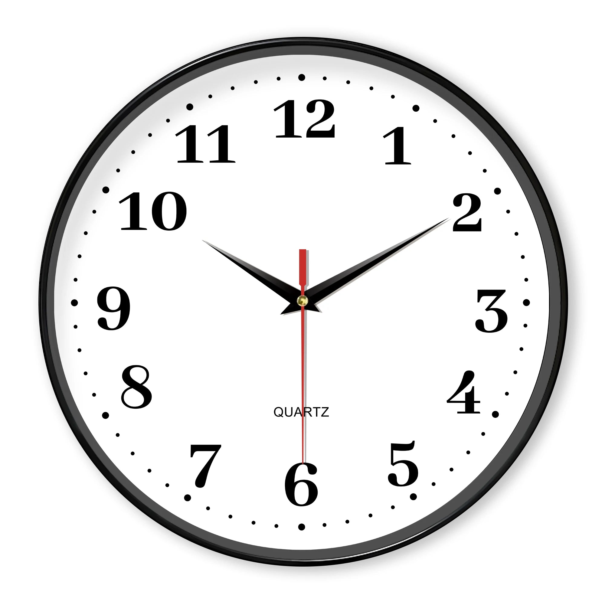 Minimalist White Wall Clock