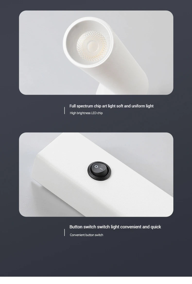 Minimalist Rotating Wall Sconce