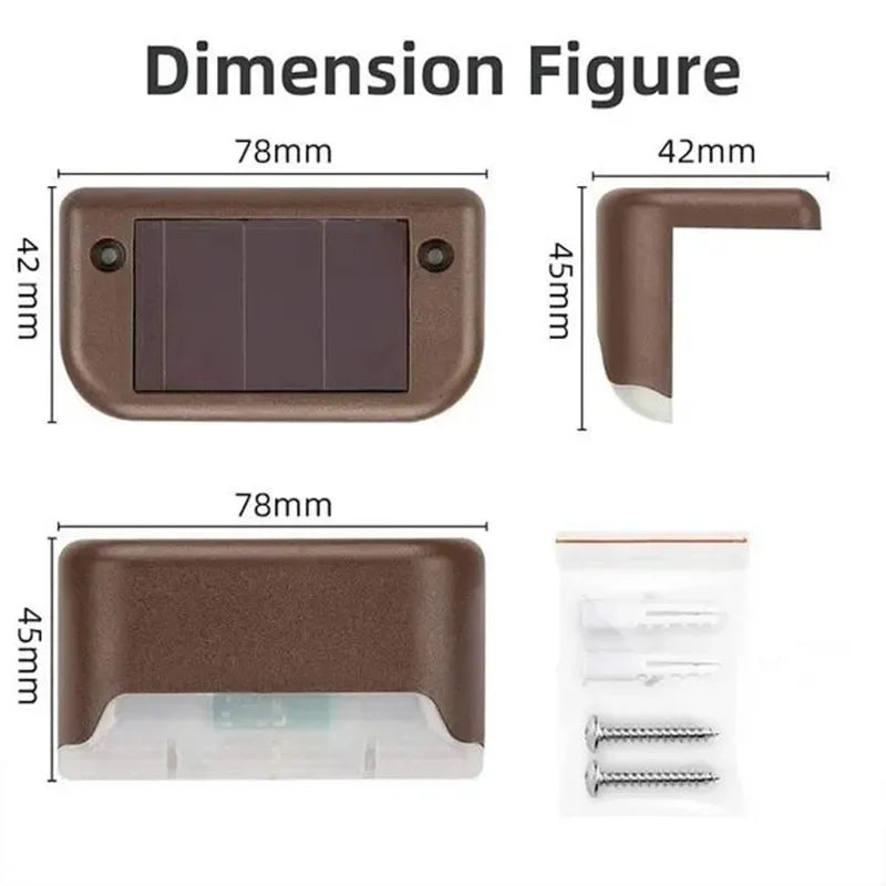 Solar Stair Step Path Light