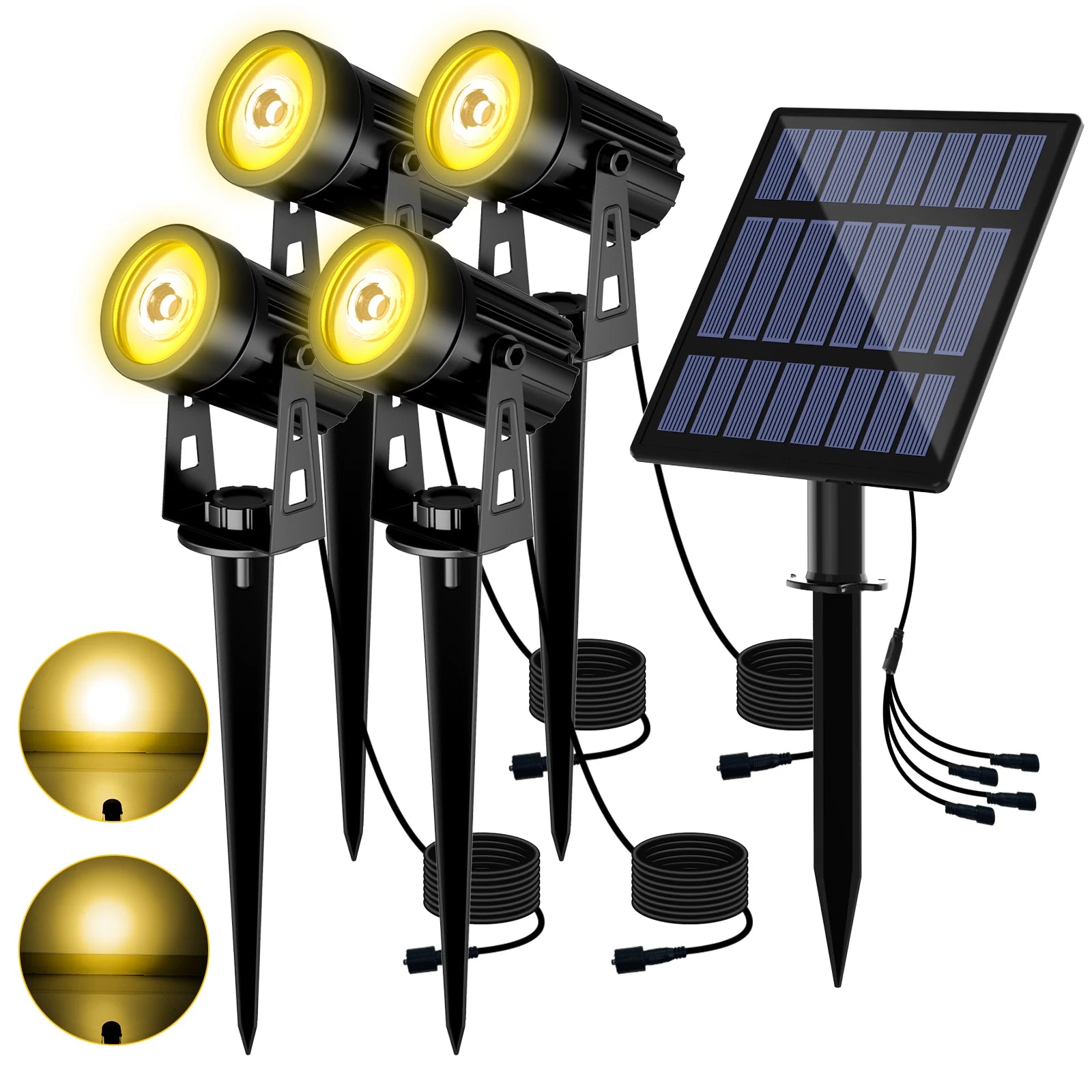 RGB Solar Garden Spotlight