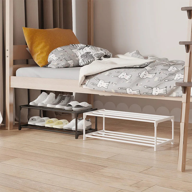 Shoe Rack for Closet, Adjustable Shoe Rack for Small Space, Small Shoe Organizer for Front Door, Sturdy Metal,Front Door