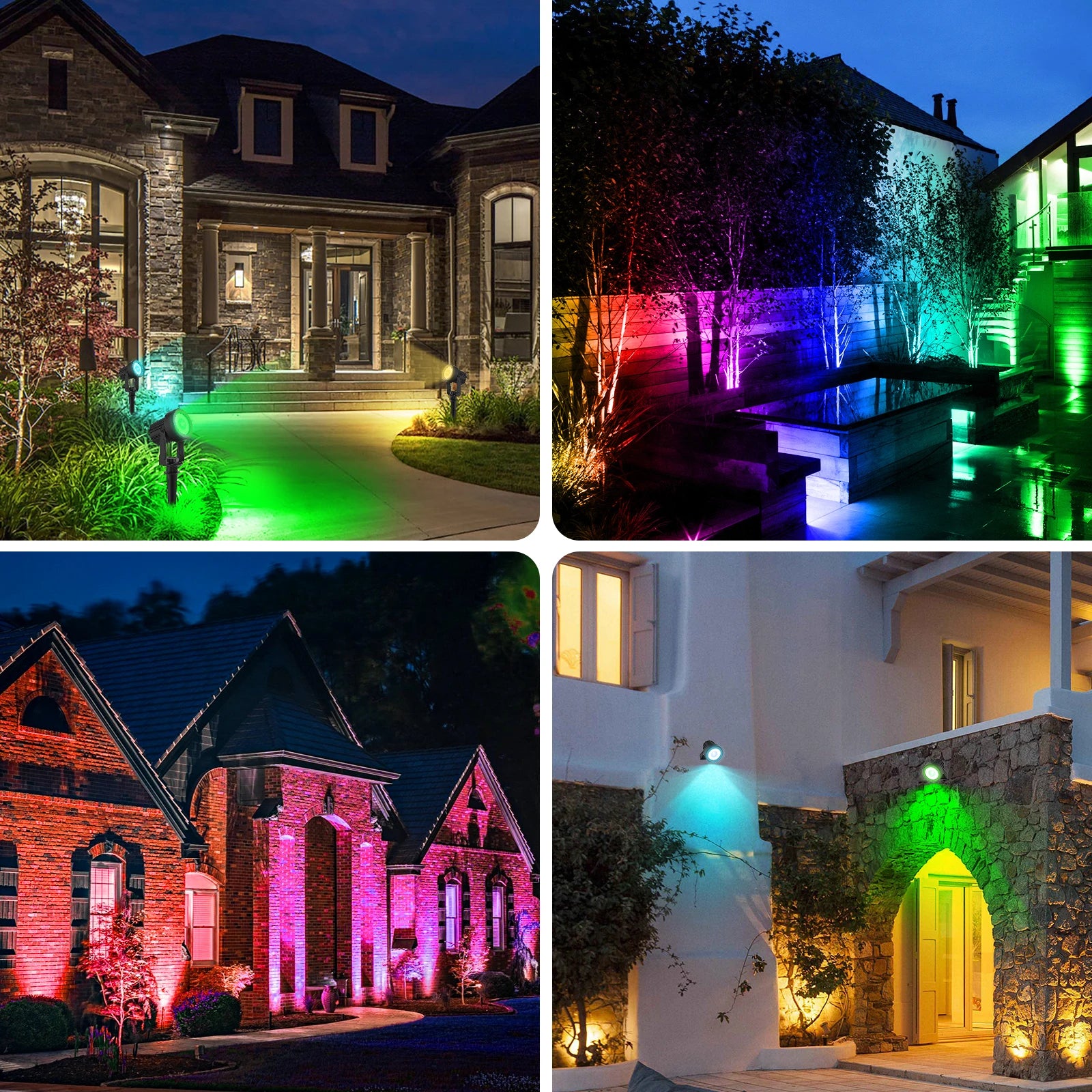 Solar Landscape Spotlight for Trees