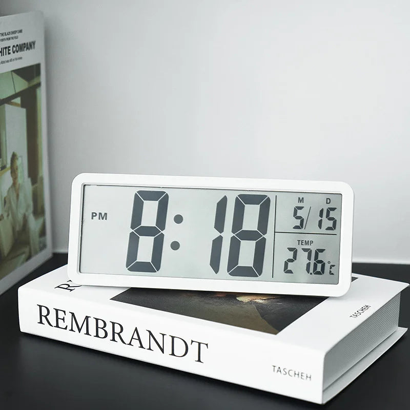 Digital LCD Desk and Wall Clock