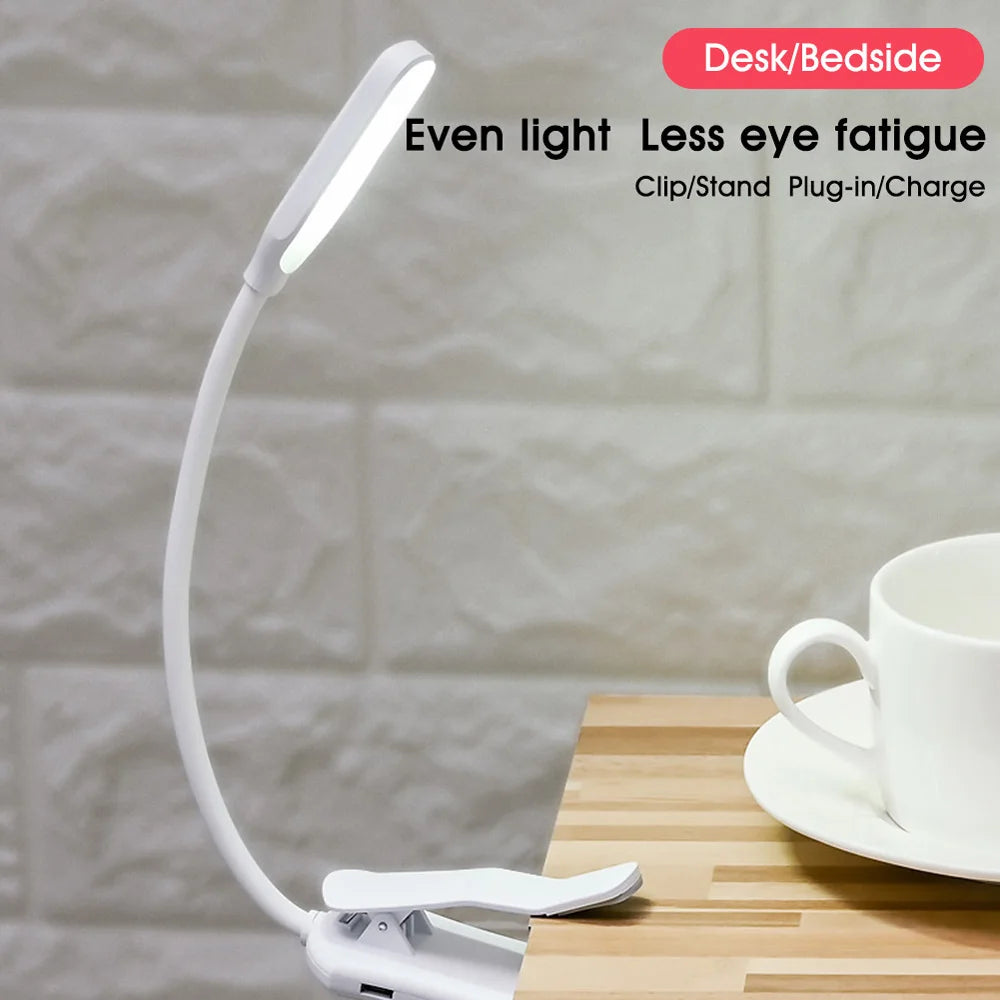 Rechargeable Clip On Book Light