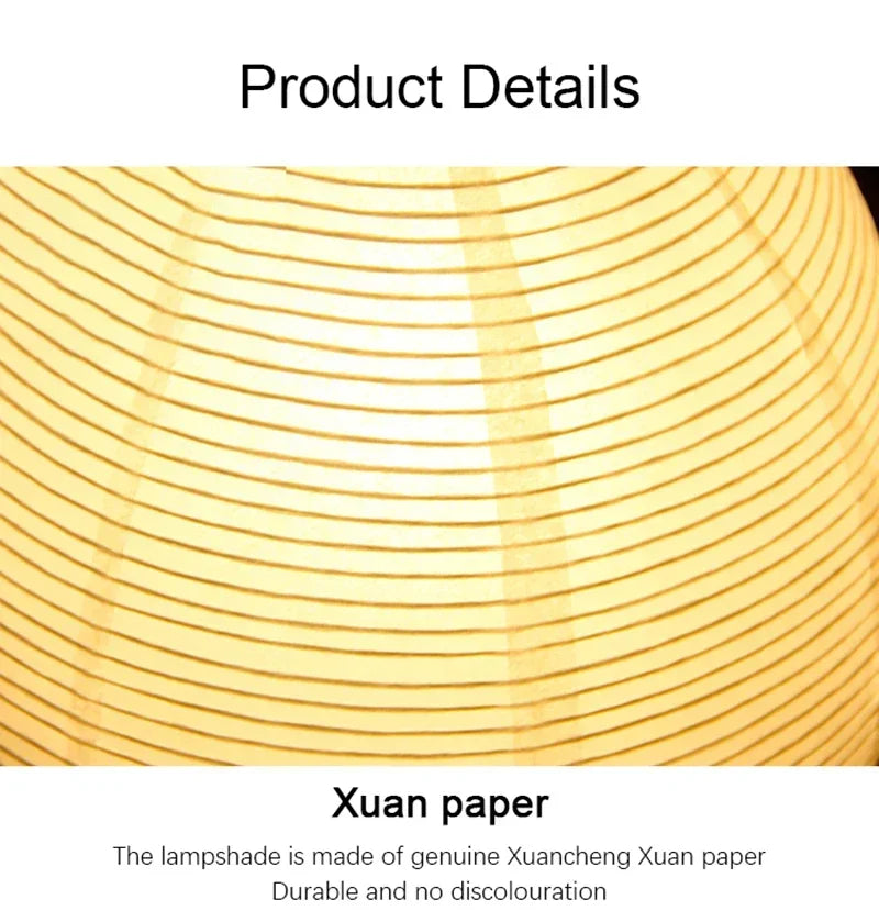 Japanese Rice Paper Lantern Lamp